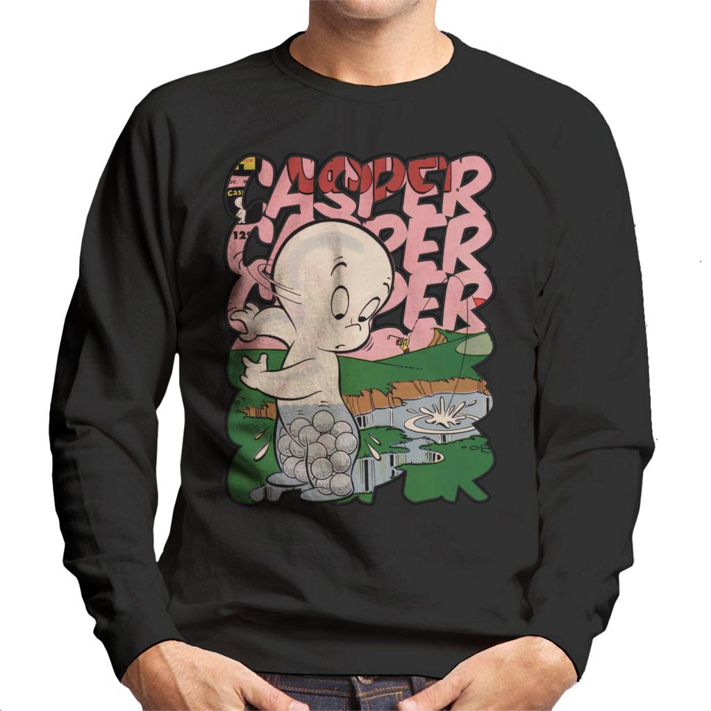 Casper The Friendly Ghost Golf Water Men's Sweatshirt-ALL + EVERY