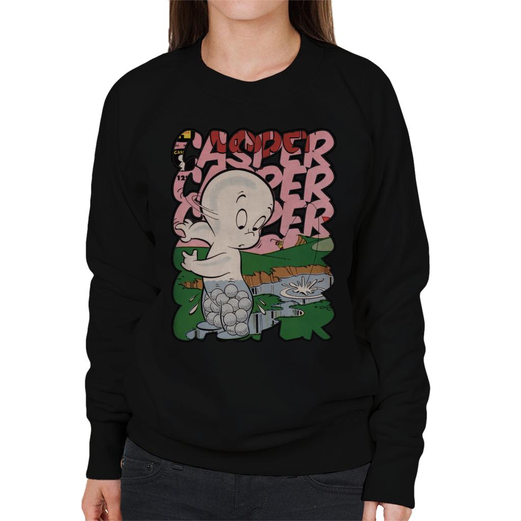 Casper The Friendly Ghost Golf Water Women's Sweatshirt-ALL + EVERY