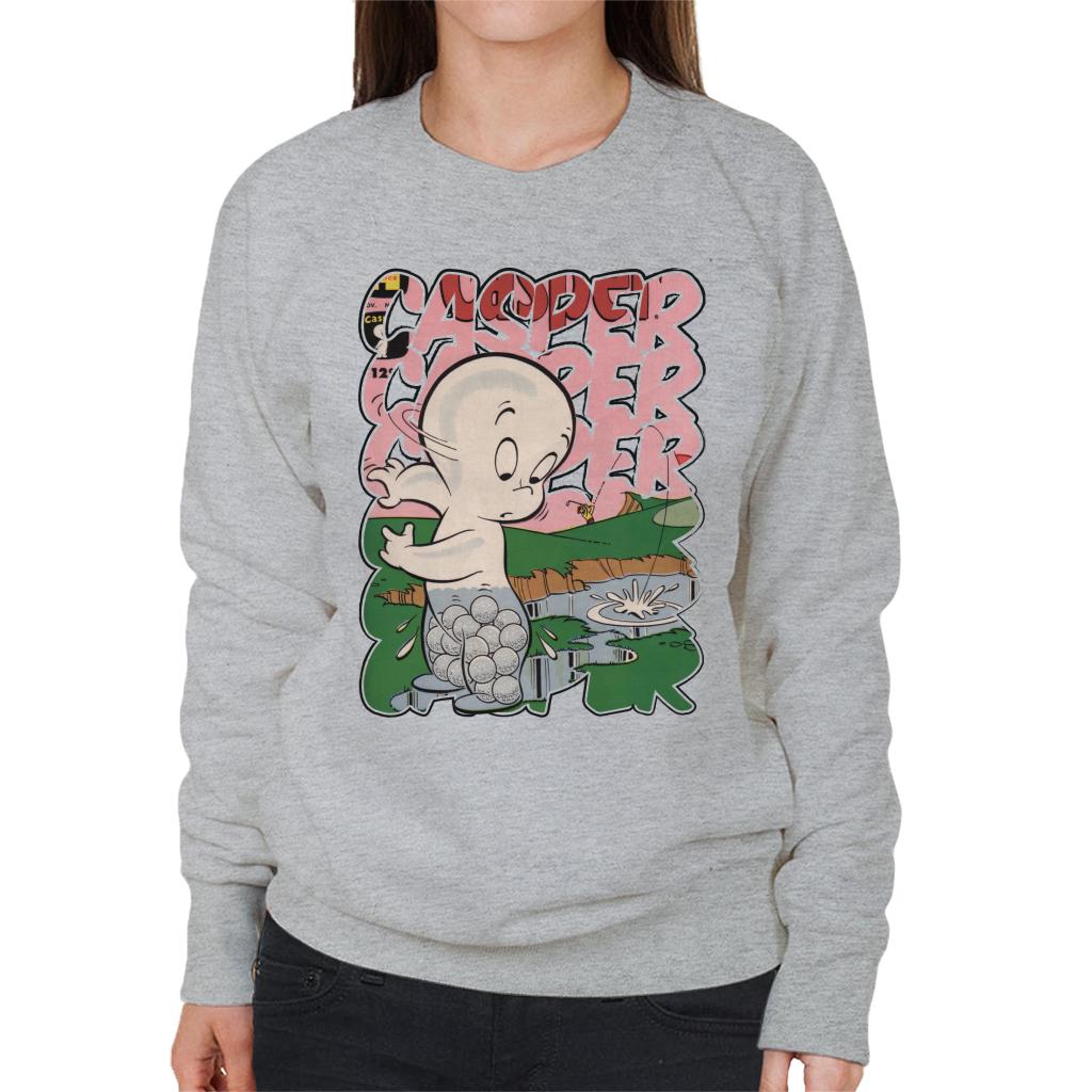 Casper The Friendly Ghost Golf Water Women's Sweatshirt-ALL + EVERY