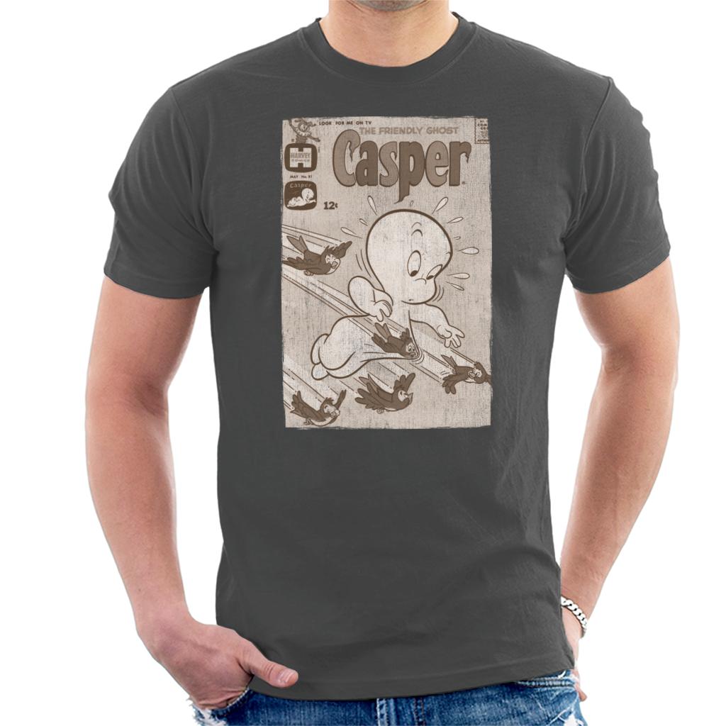 Casper The Friendly Ghost Birds Flying Men's T-Shirt-ALL + EVERY