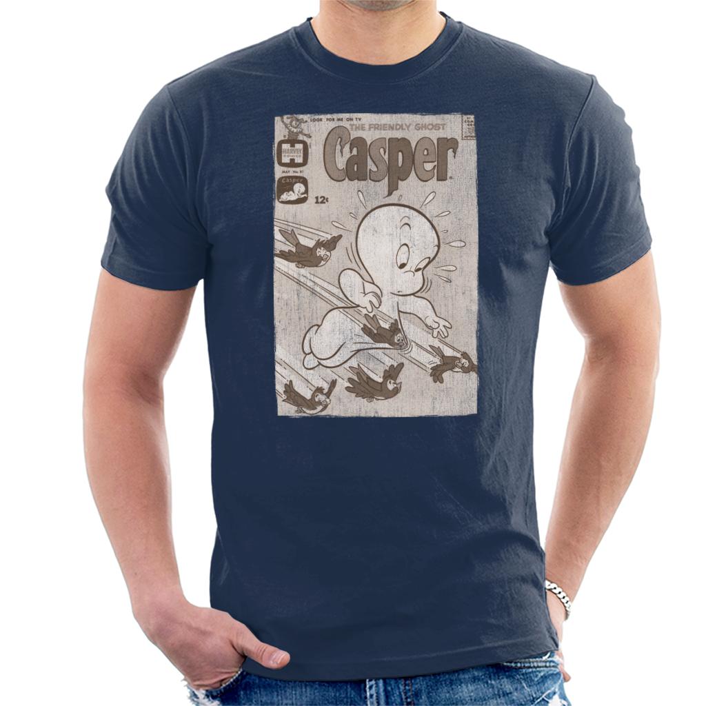 Casper The Friendly Ghost Birds Flying Men's T-Shirt-ALL + EVERY