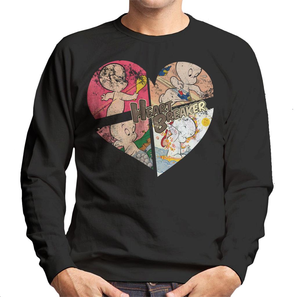 Casper The Friendly Ghost Heart Breaker Men's Sweatshirt-ALL + EVERY