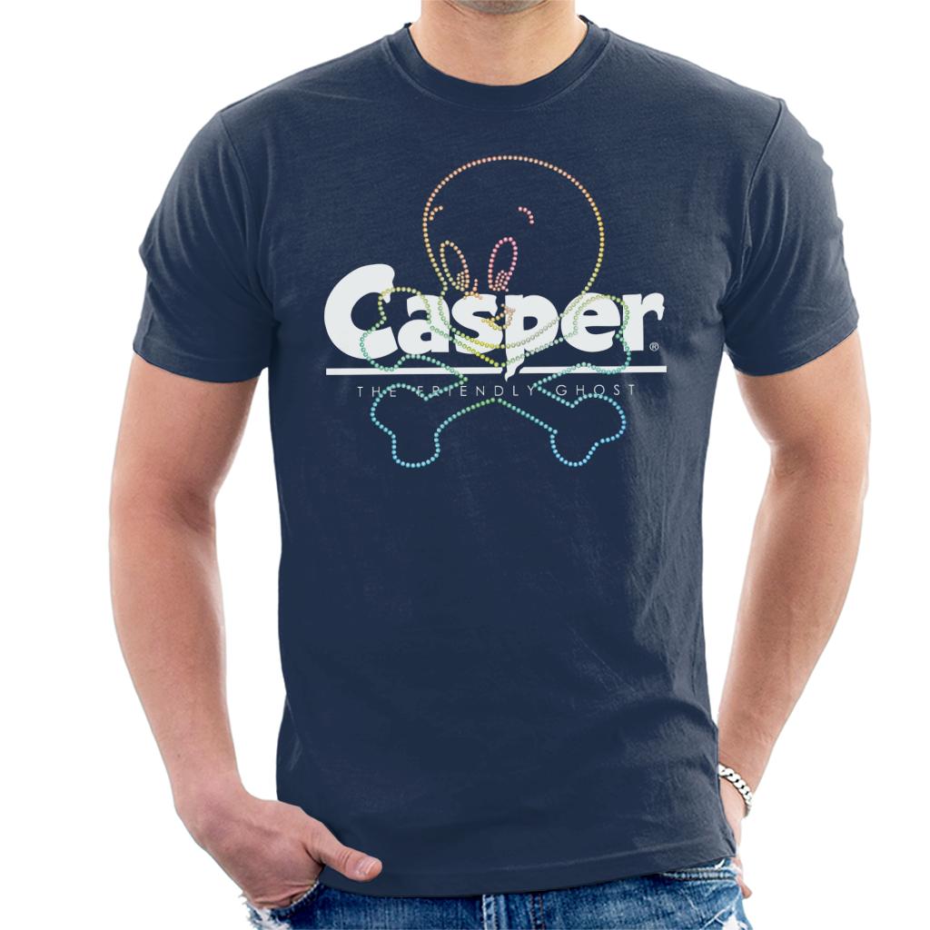 Casper The Friendly Ghost Crossbones Men's T-Shirt-ALL + EVERY