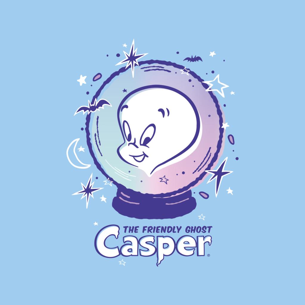 Casper The Friendly Ghost Crystal Ball Men's Hooded Sweatshirt-ALL + EVERY