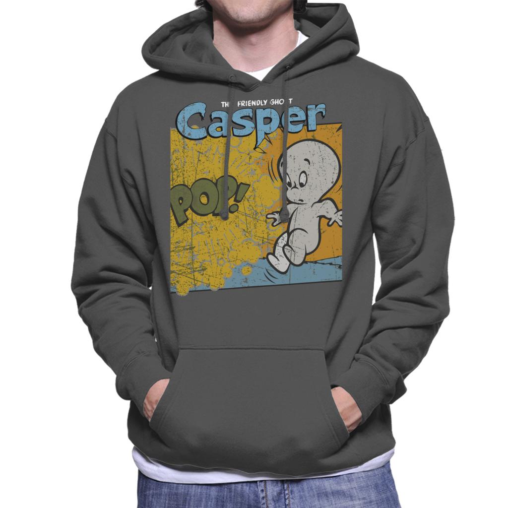 Casper The Friendly Ghost Pop Frame Men's Hooded Sweatshirt-ALL + EVERY