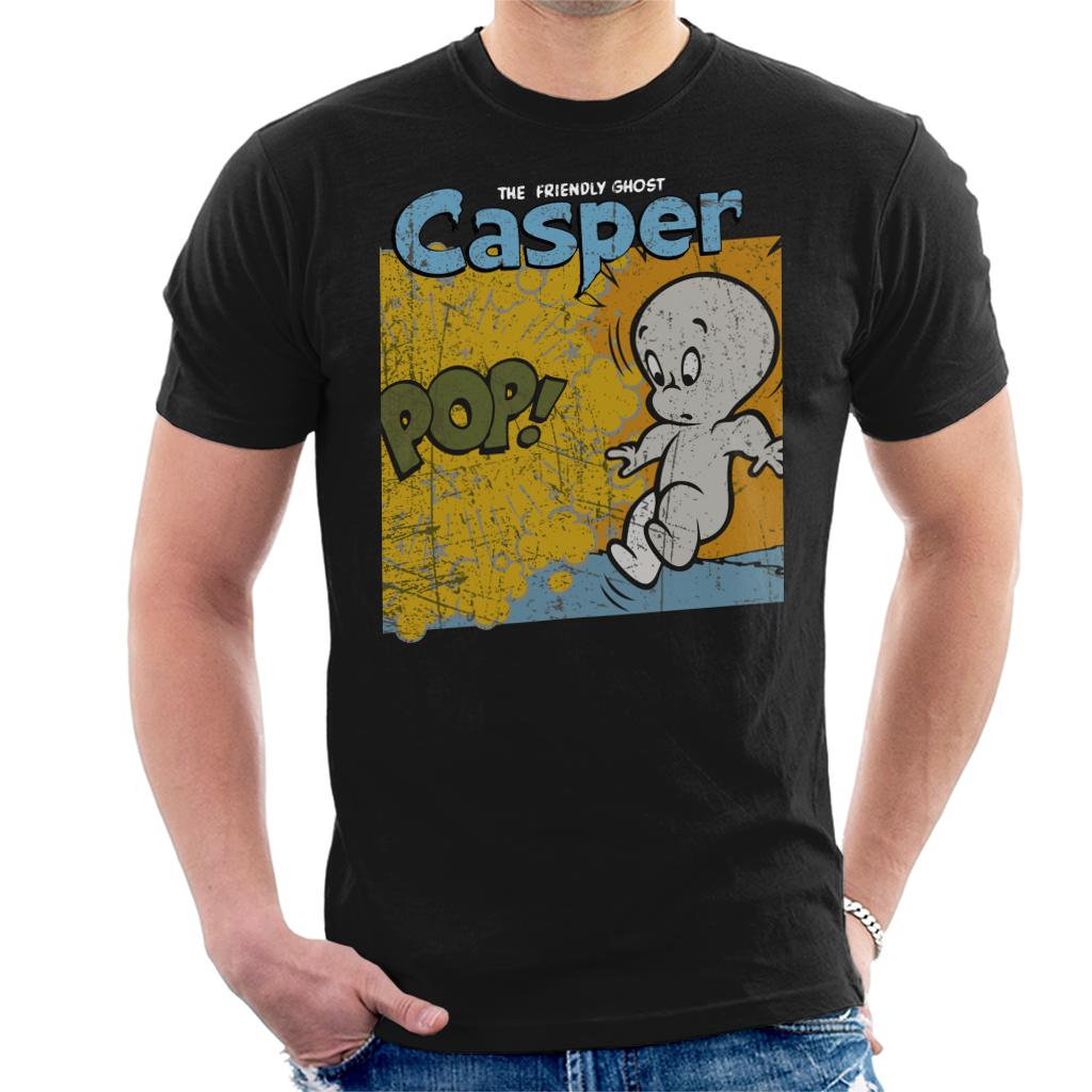 Casper The Friendly Ghost Pop Frame Men's T-Shirt-ALL + EVERY