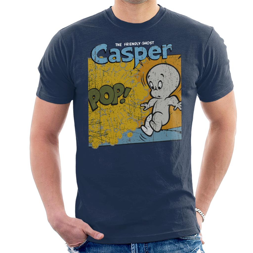 Casper The Friendly Ghost Pop Frame Men's T-Shirt-ALL + EVERY