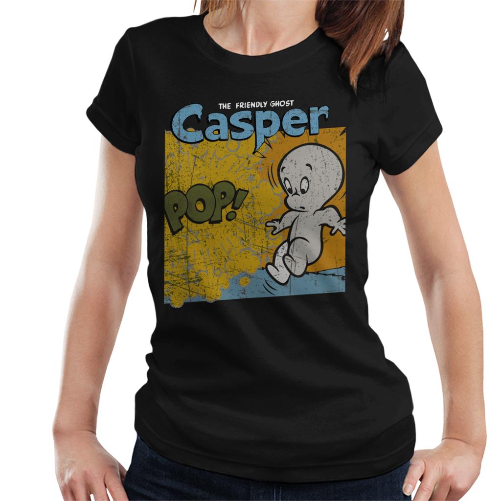 Casper The Friendly Ghost Pop Frame Women's T-Shirt-ALL + EVERY