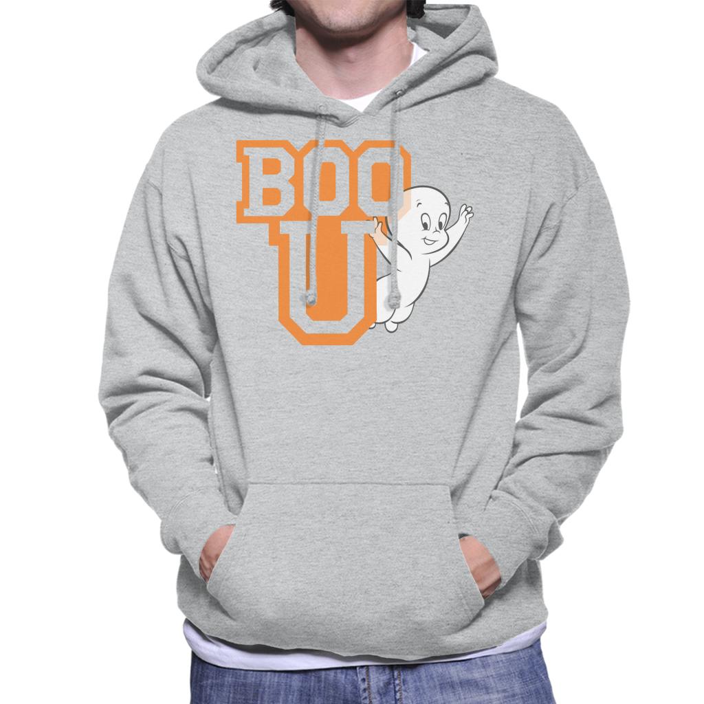 Casper The Friendly Ghost Boo You Varisty Men's Hooded Sweatshirt-ALL + EVERY