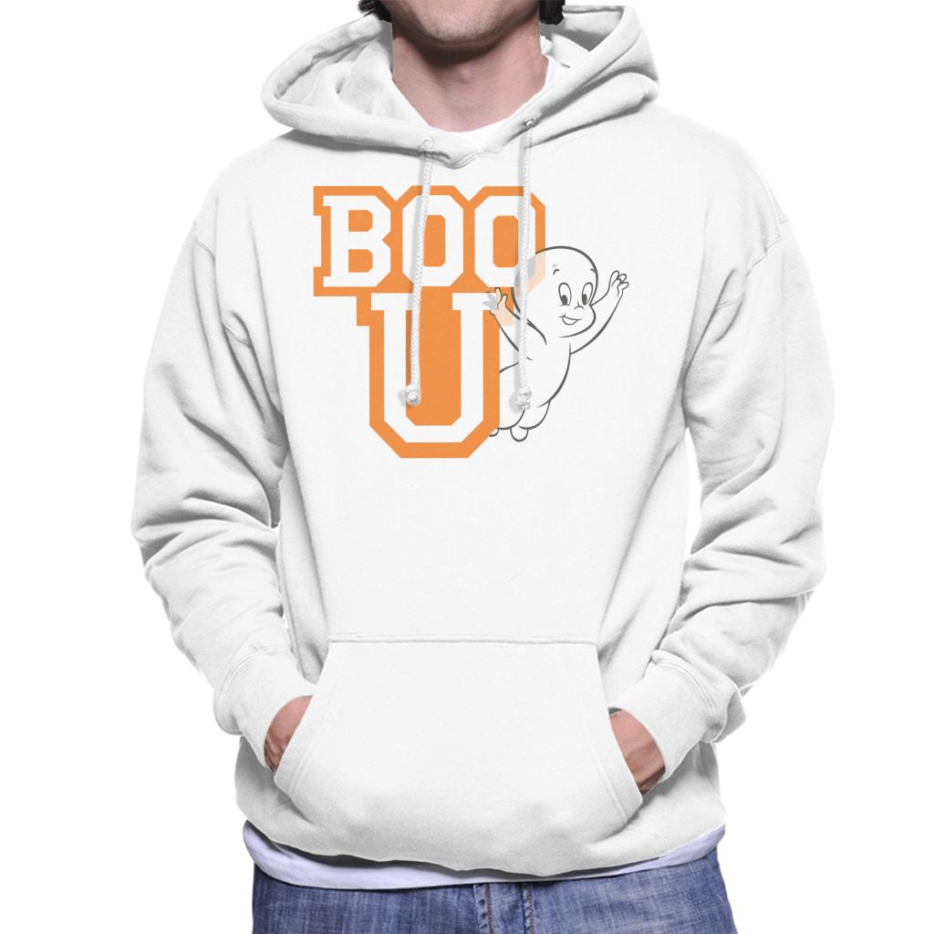 Casper The Friendly Ghost Boo You Varisty Men's Hooded Sweatshirt-ALL + EVERY