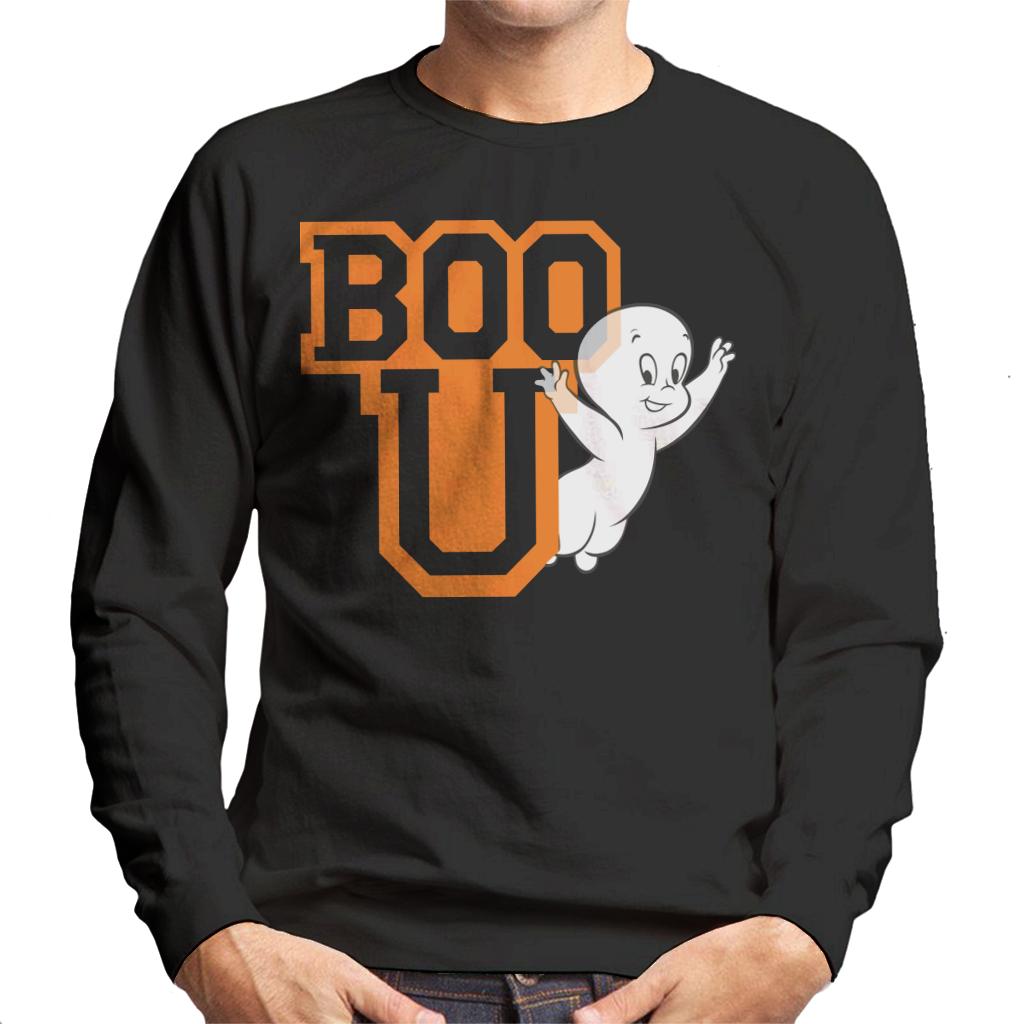 Casper The Friendly Ghost Boo You Varisty Men's Sweatshirt-ALL + EVERY