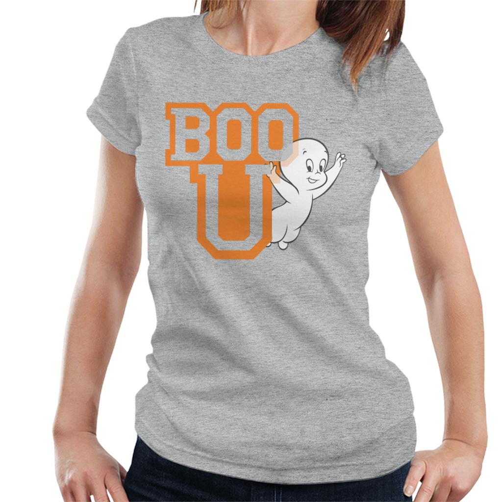 Casper The Friendly Ghost Boo You Varisty Women's T-Shirt-ALL + EVERY
