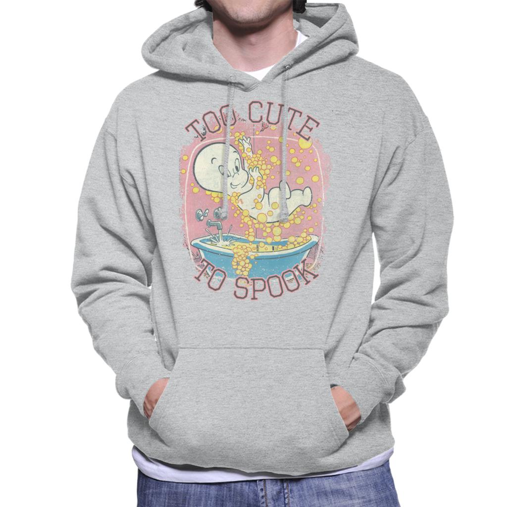 Casper The Friendly Ghost Too Cute To Spook Men's Hooded Sweatshirt-ALL + EVERY