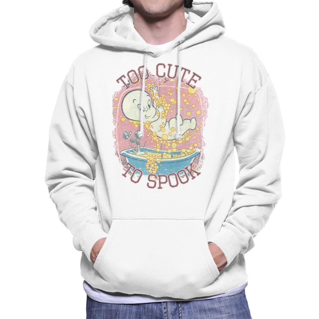 Casper The Friendly Ghost Too Cute To Spook Men's Hooded Sweatshirt-ALL + EVERY