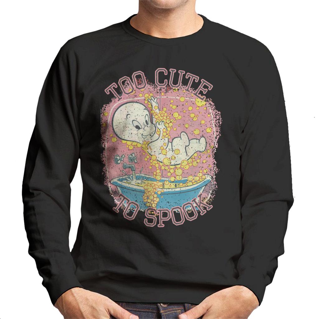 Casper The Friendly Ghost Too Cute To Spook Men's Sweatshirt-ALL + EVERY