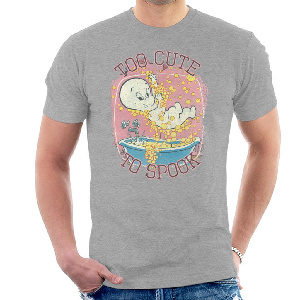 Casper The Friendly Ghost Too Cute To Spook Men's T-Shirt-ALL + EVERY