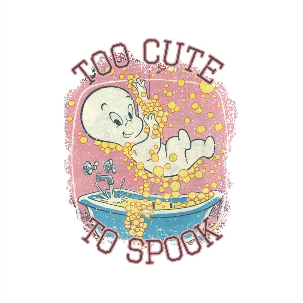 Casper The Friendly Ghost Too Cute To Spook Men's T-Shirt-ALL + EVERY