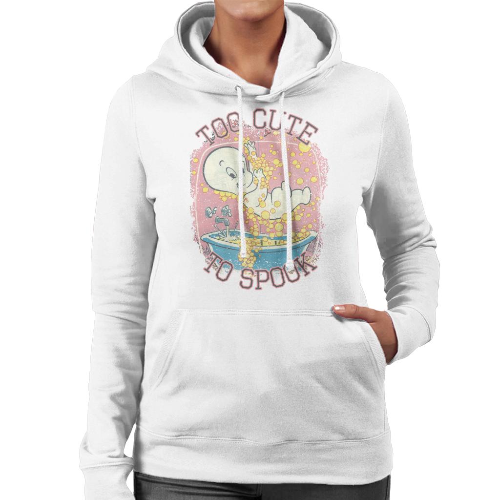 Casper The Friendly Ghost Too Cute To Spook Women's Hooded Sweatshirt-ALL + EVERY