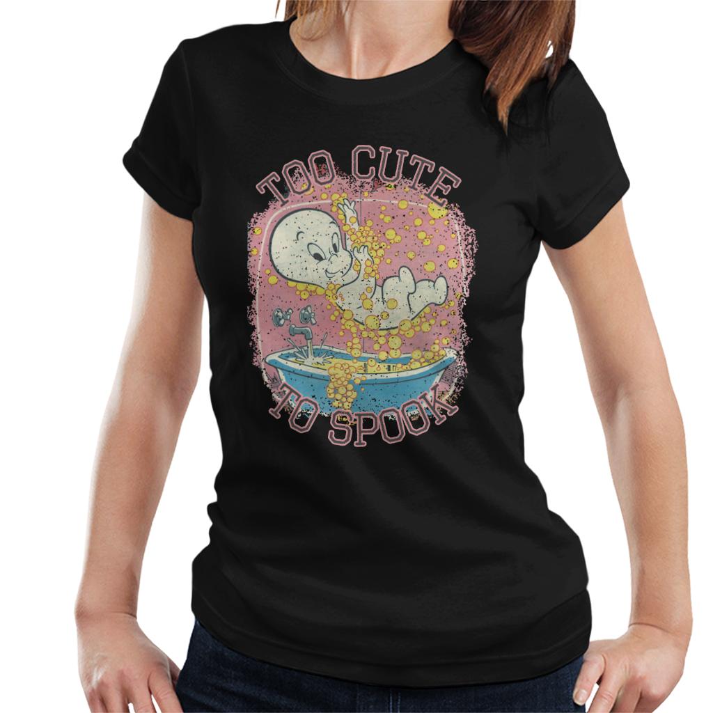 Casper The Friendly Ghost Too Cute To Spook Women's T-Shirt-ALL + EVERY