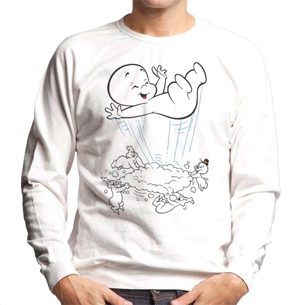 Casper The Friendly Ghost Cloud Bounce Men's Sweatshirt-ALL + EVERY