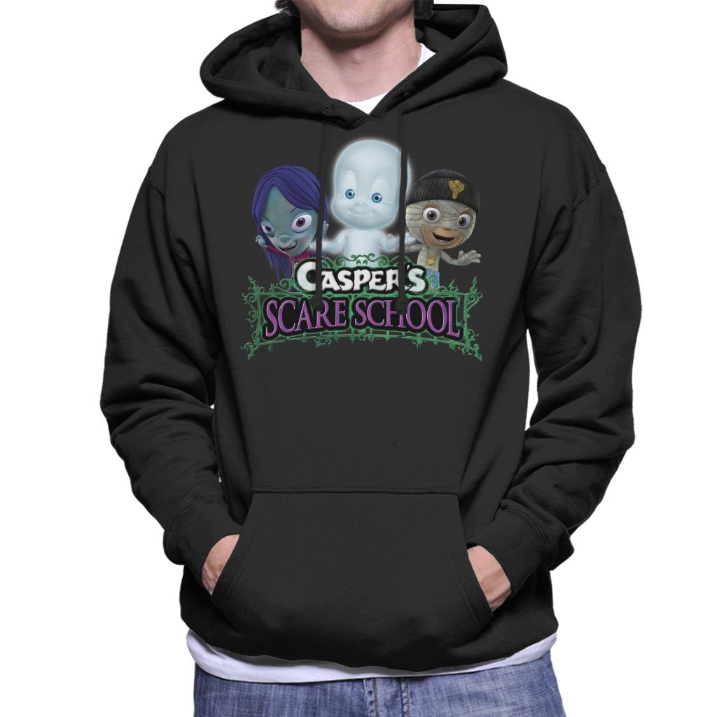 Casper The Friendly Ghost Scare School Men's Hooded Sweatshirt-ALL + EVERY