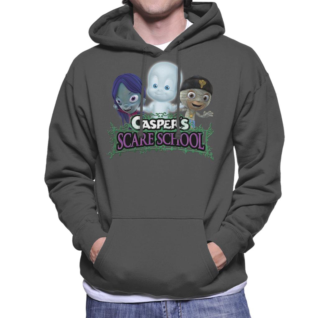 Casper The Friendly Ghost Scare School Men's Hooded Sweatshirt-ALL + EVERY