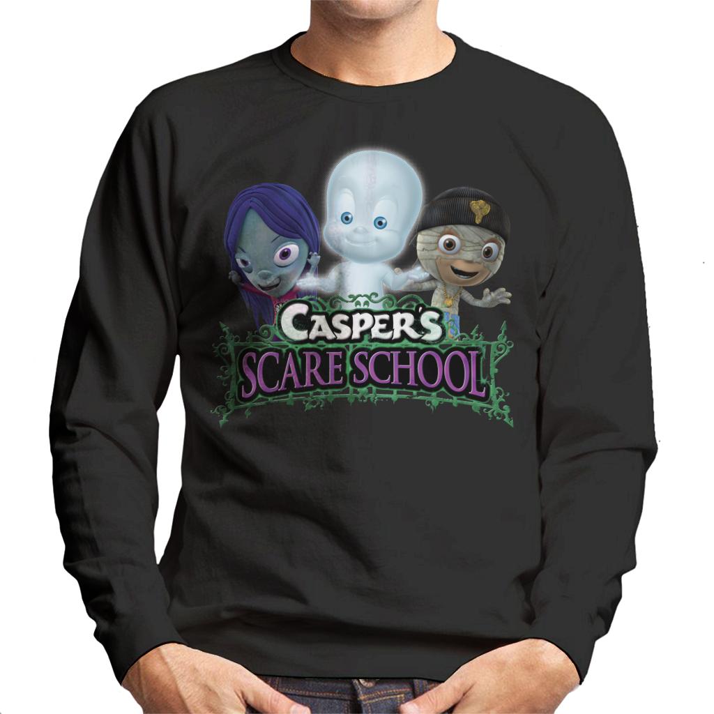 Casper The Friendly Ghost Scare School Men's Sweatshirt-ALL + EVERY