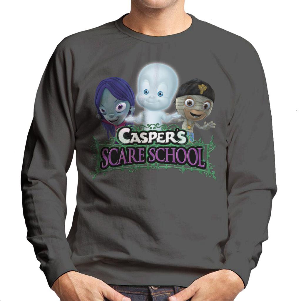 Casper The Friendly Ghost Scare School Men's Sweatshirt-ALL + EVERY