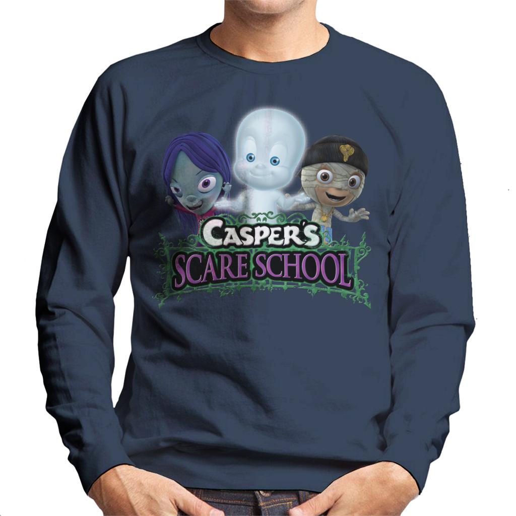 Casper The Friendly Ghost Scare School Men's Sweatshirt-ALL + EVERY