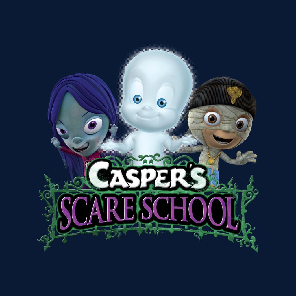 Casper The Friendly Ghost Scare School Men's T-Shirt-ALL + EVERY