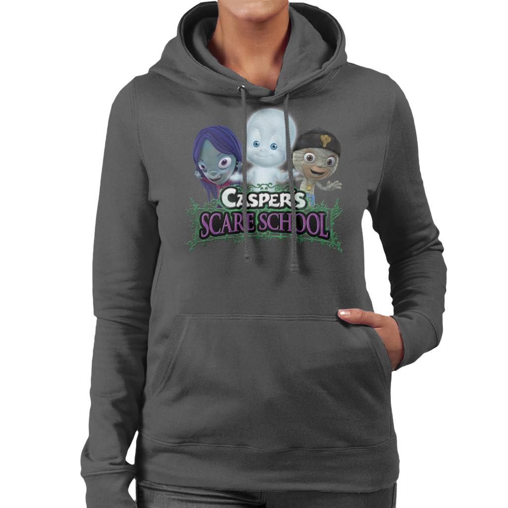 Casper The Friendly Ghost Scare School Women's Hooded Sweatshirt-ALL + EVERY