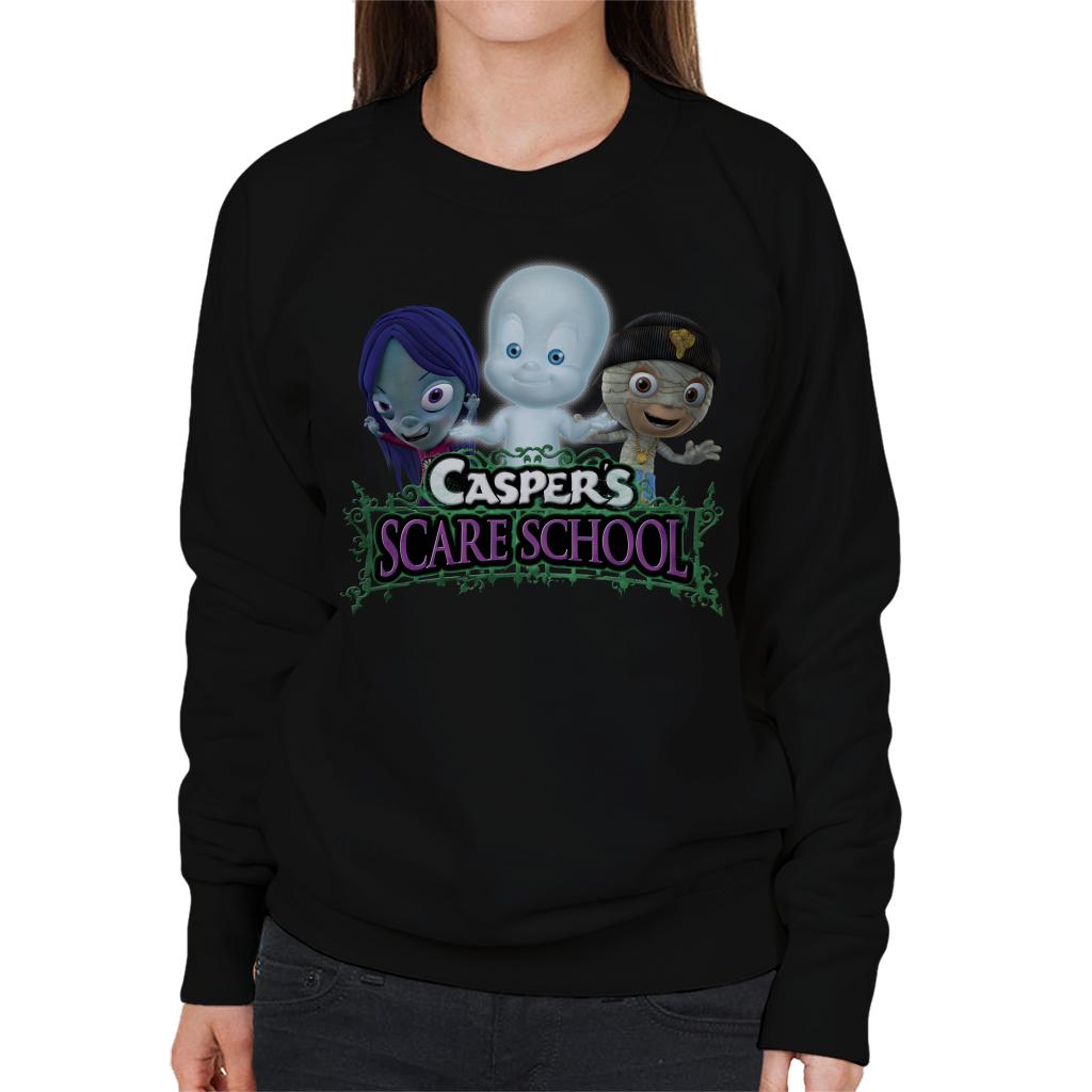 Casper The Friendly Ghost Scare School Women's Sweatshirt-ALL + EVERY