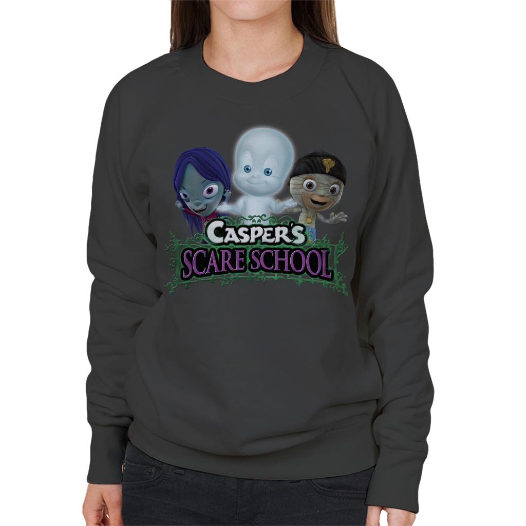 Casper The Friendly Ghost Scare School Women's Sweatshirt-ALL + EVERY