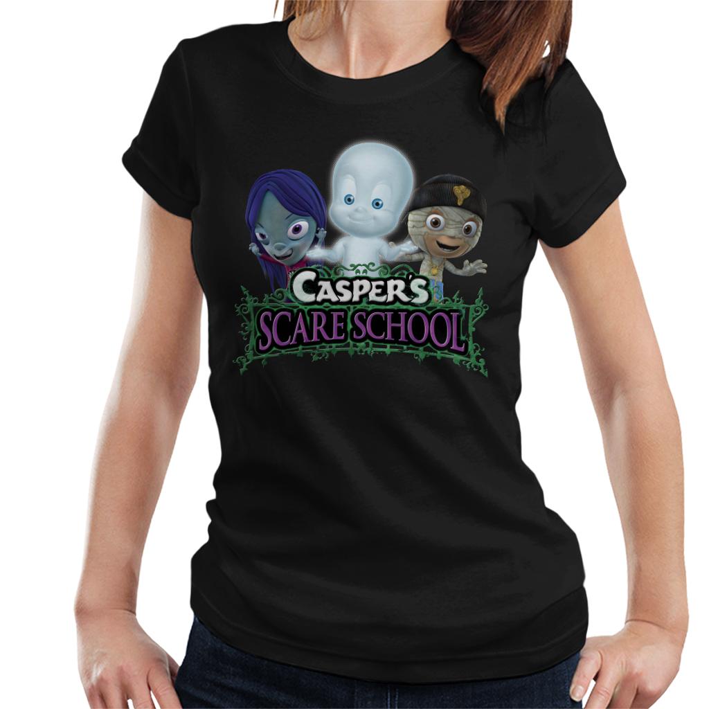 Casper The Friendly Ghost Scare School Women's T-Shirt-ALL + EVERY