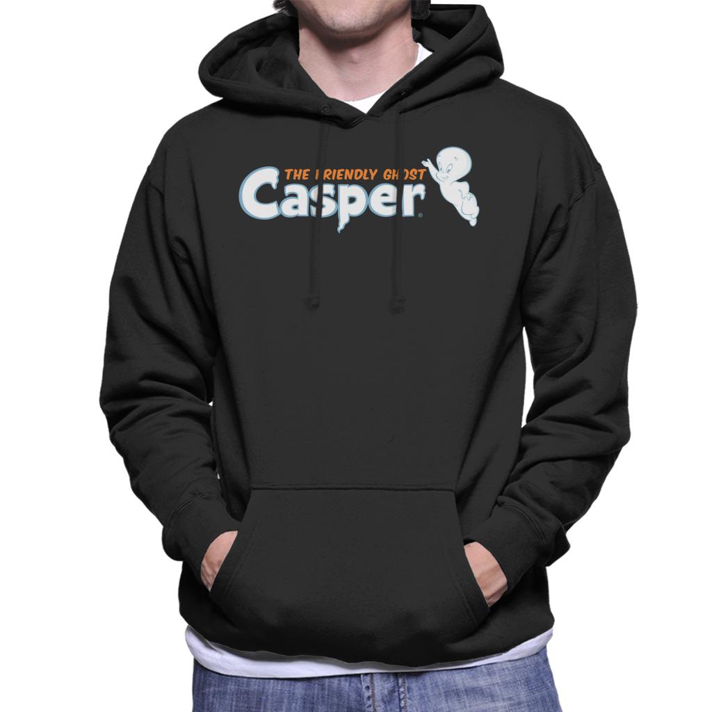 Casper The Friendly Ghost Flying Logo Men's Hooded Sweatshirt-ALL + EVERY