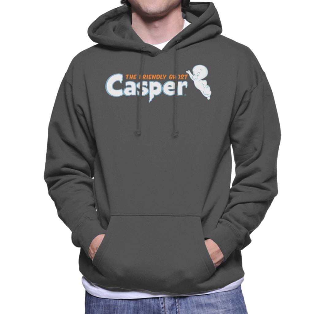 Casper The Friendly Ghost Flying Logo Men's Hooded Sweatshirt-ALL + EVERY