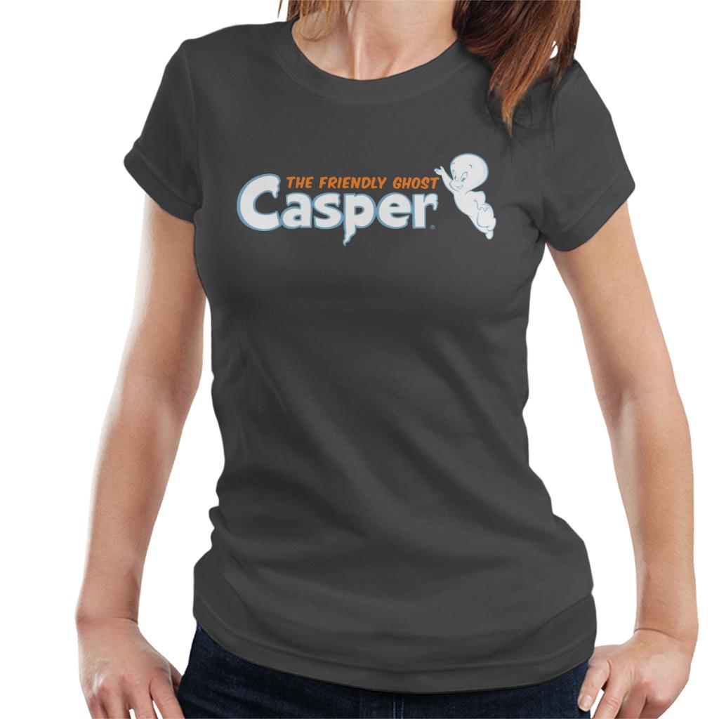 Casper The Friendly Ghost Flying Logo Women's T-Shirt-ALL + EVERY