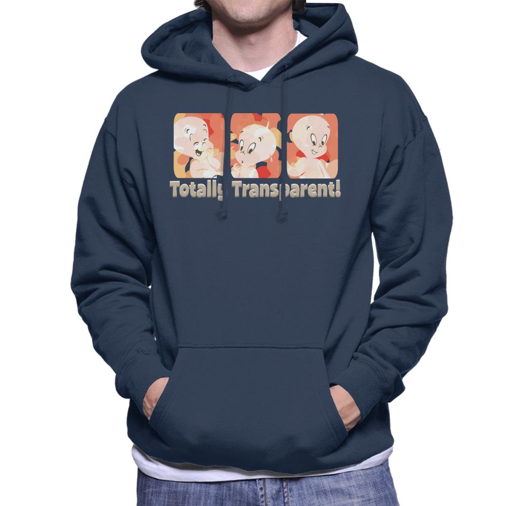 Casper The Friendly Ghost Totally Transparent Men's Hooded Sweatshirt-ALL + EVERY