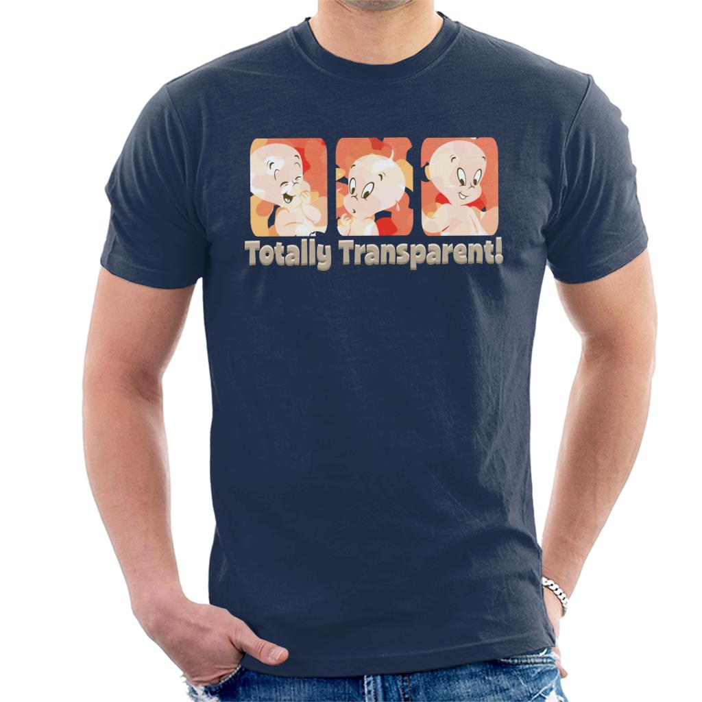 Casper The Friendly Ghost Totally Transparent Men's T-Shirt-ALL + EVERY