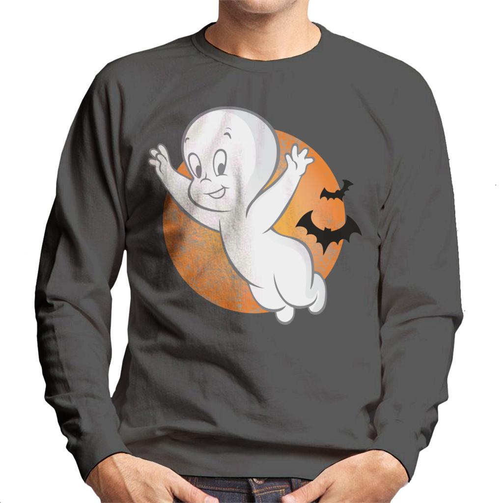 Casper The Friendly Ghost Moon Flying Men's Sweatshirt-ALL + EVERY