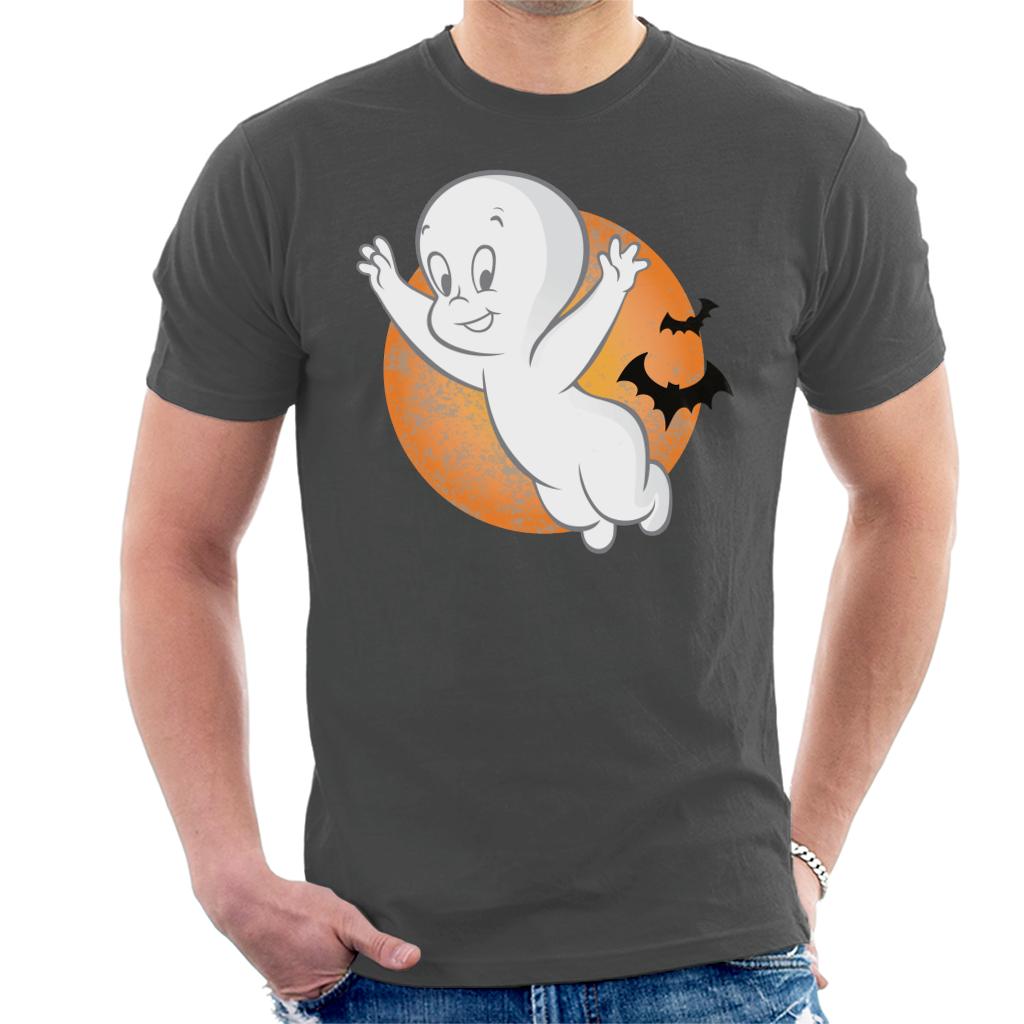 Casper The Friendly Ghost Moon Flying Men's T-Shirt-ALL + EVERY