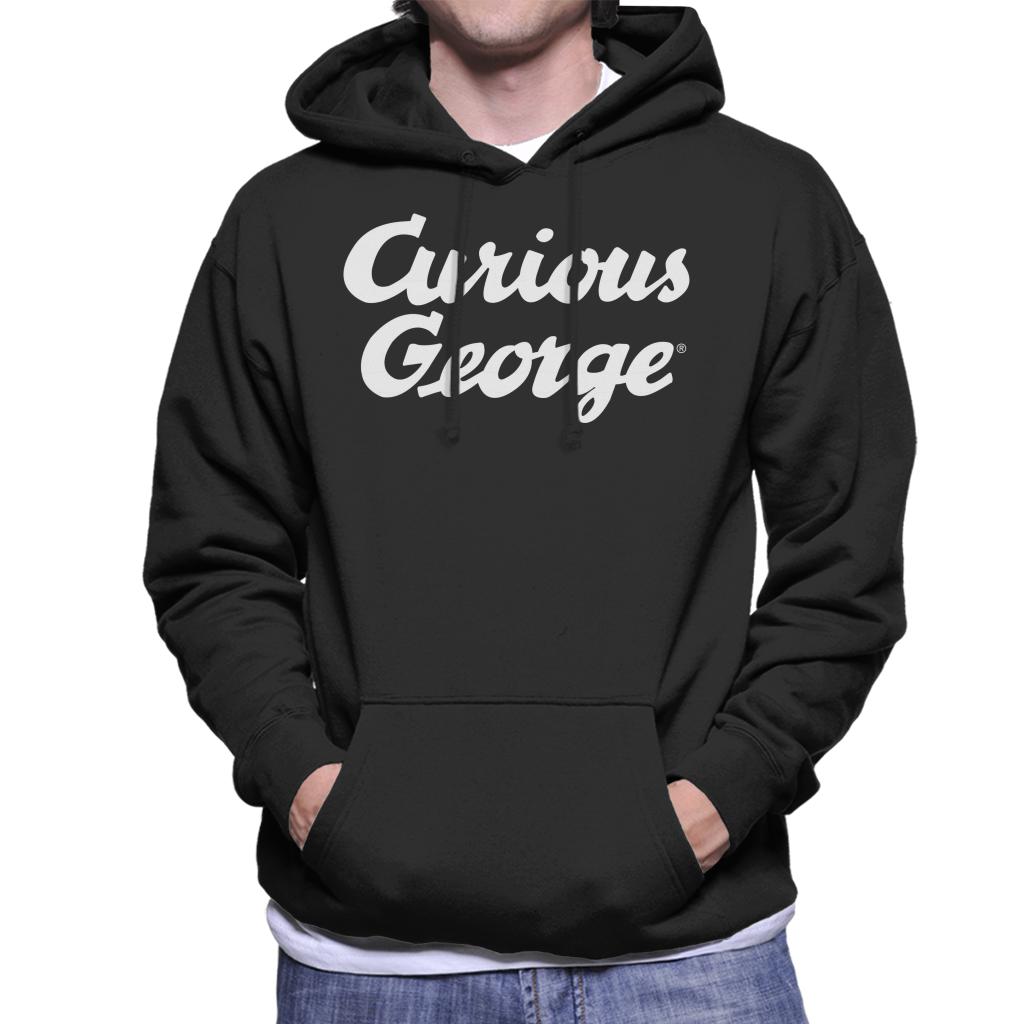 Curious George Big Logo Men's Hooded Sweatshirt-ALL + EVERY