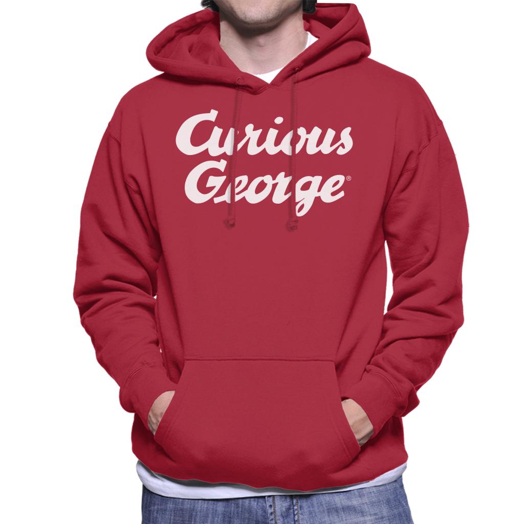 Curious George Big Logo Men's Hooded Sweatshirt-ALL + EVERY