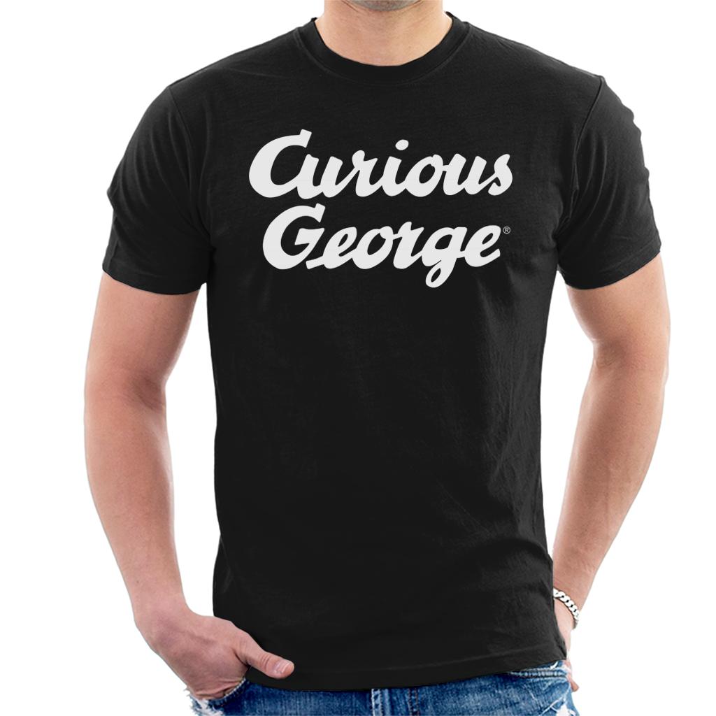 Curious George Big Logo Men's T-Shirt-ALL + EVERY