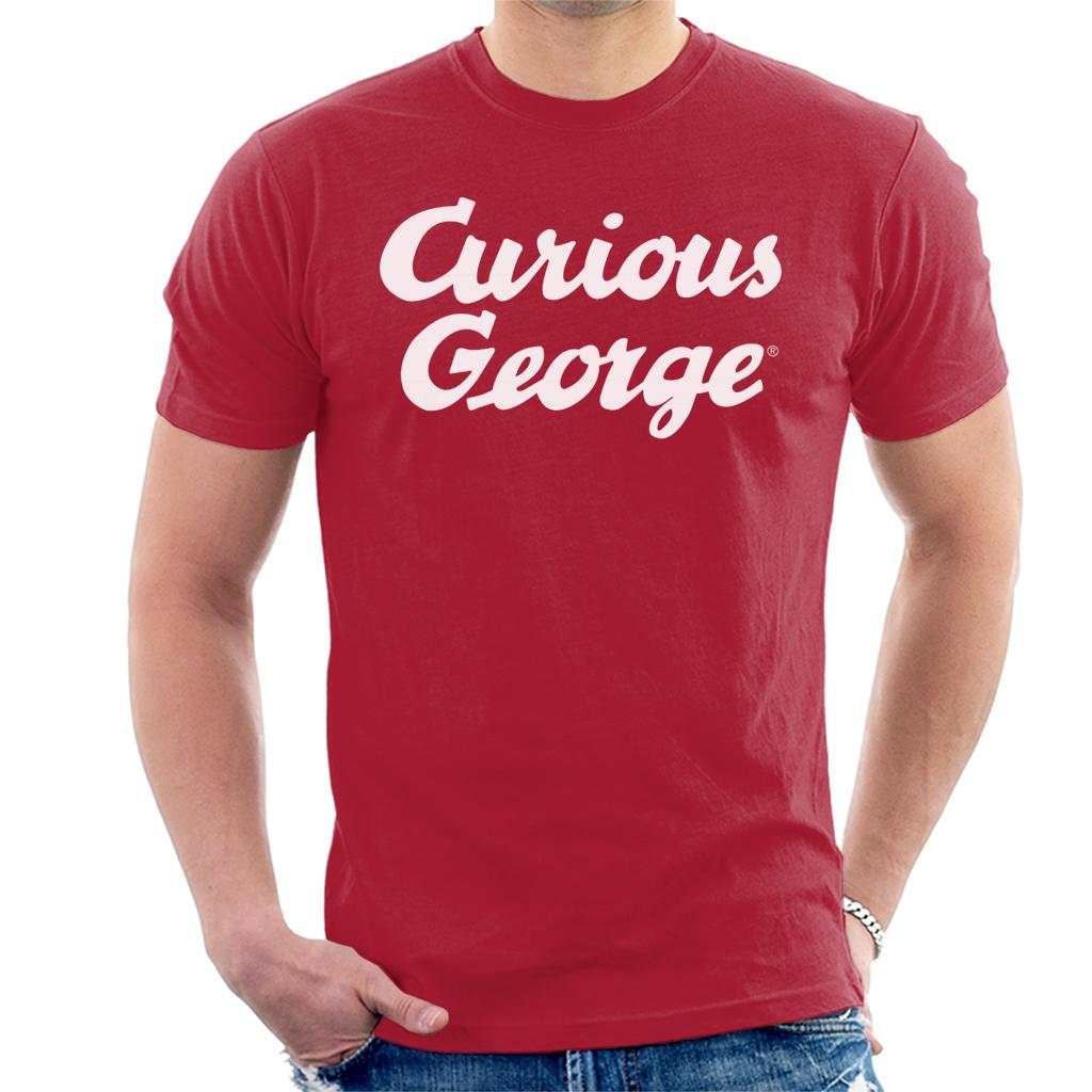 Curious George Big Logo Men's T-Shirt-ALL + EVERY