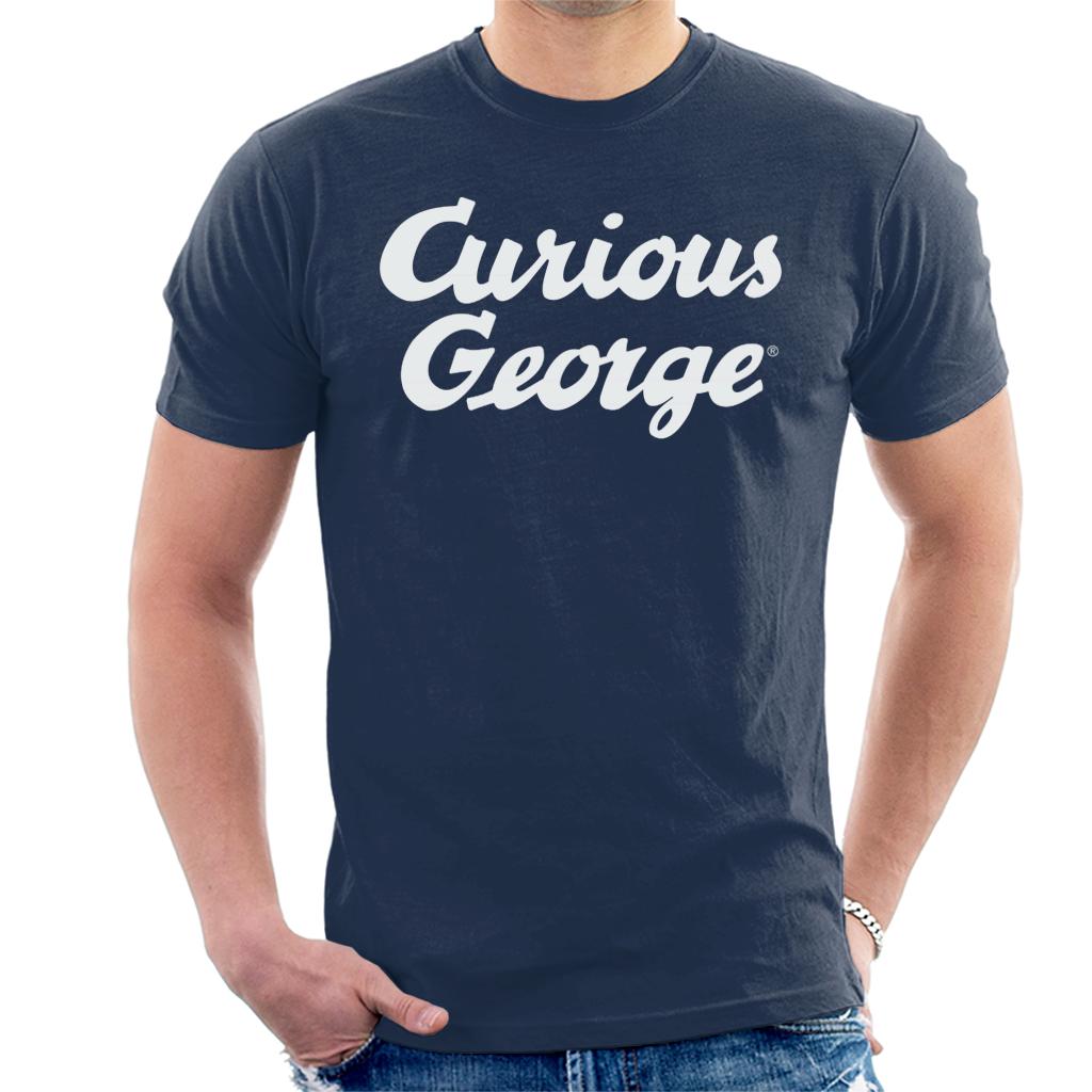 Curious George Big Logo Men's T-Shirt-ALL + EVERY