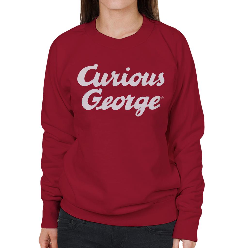 Curious George Big Logo Women's Sweatshirt-ALL + EVERY