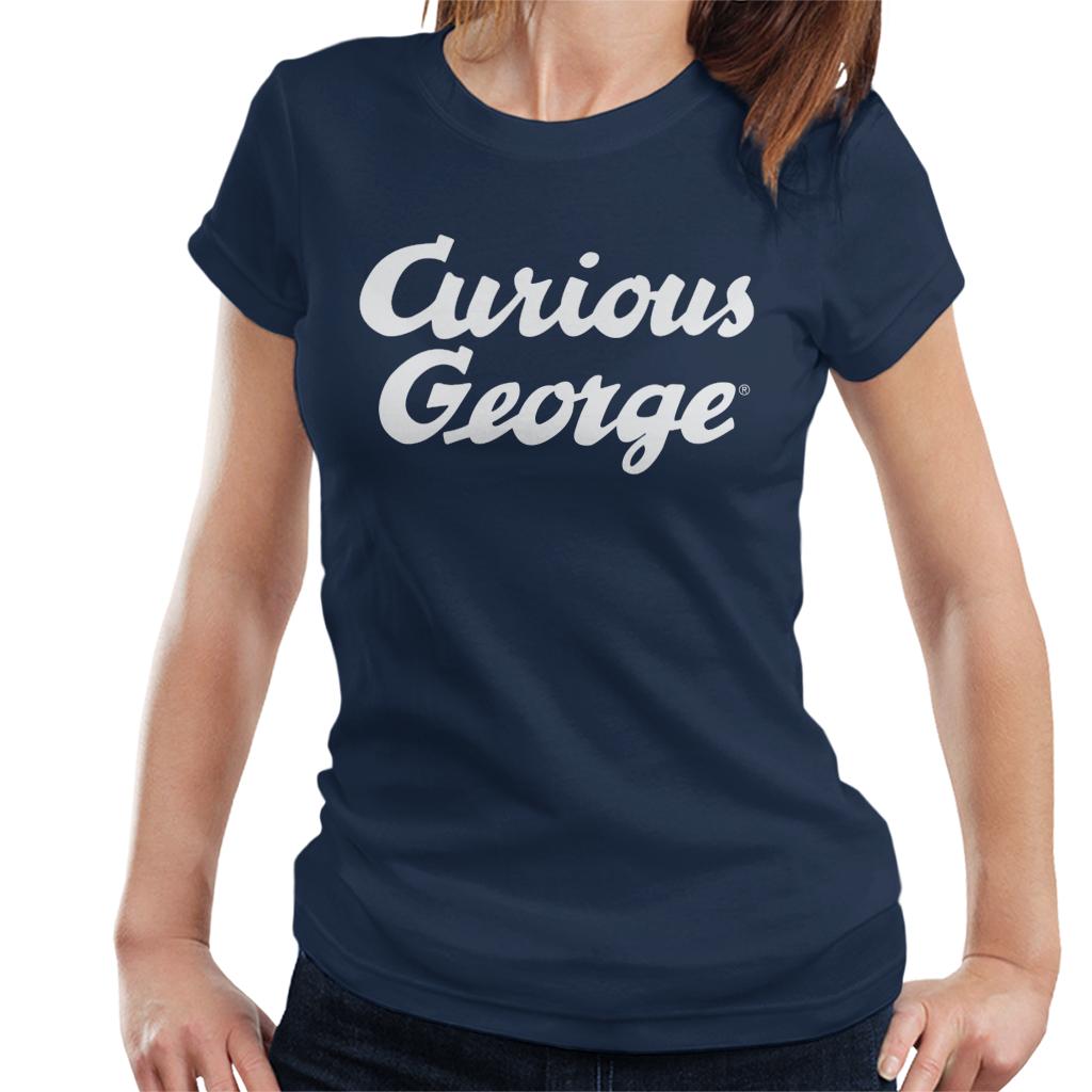 Curious George Big Logo Women's T-Shirt-ALL + EVERY