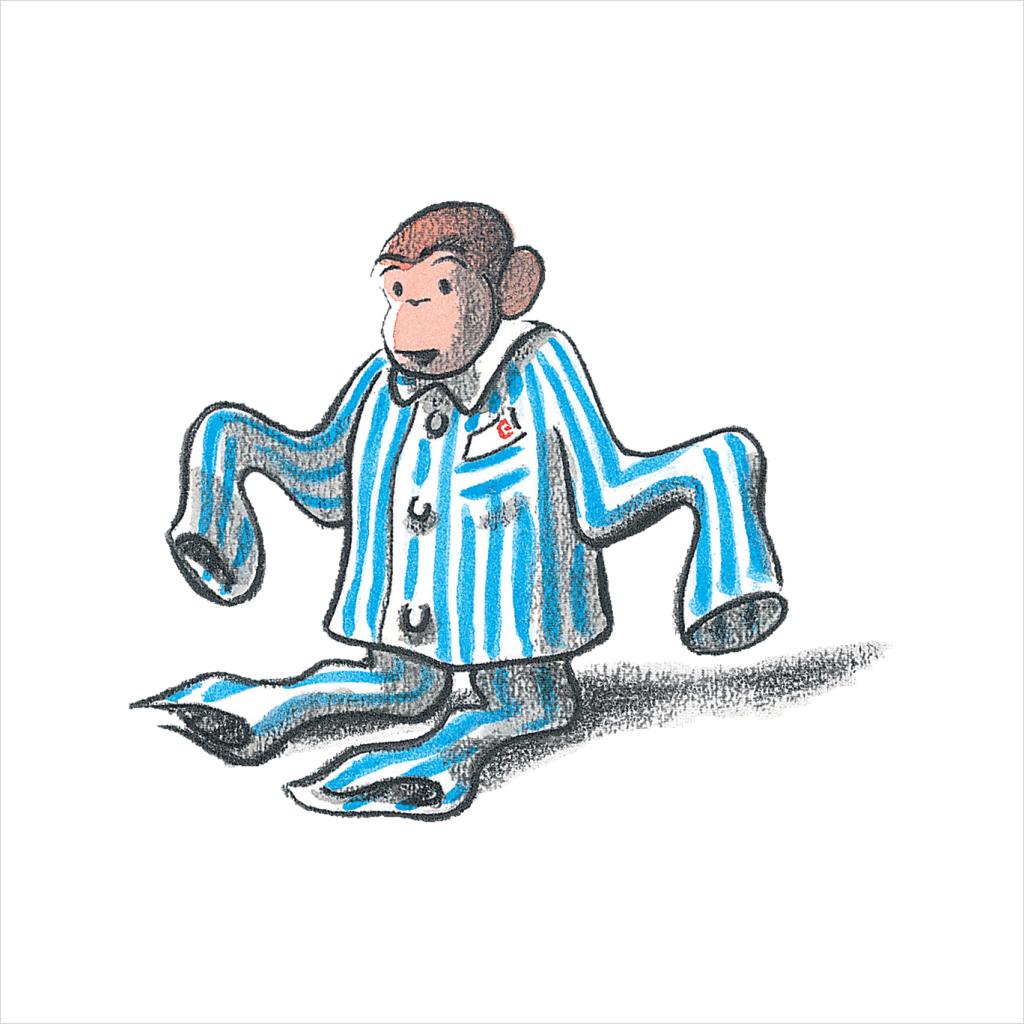 Curious George Pajamas Too Big Women's Hooded Sweatshirt-ALL + EVERY