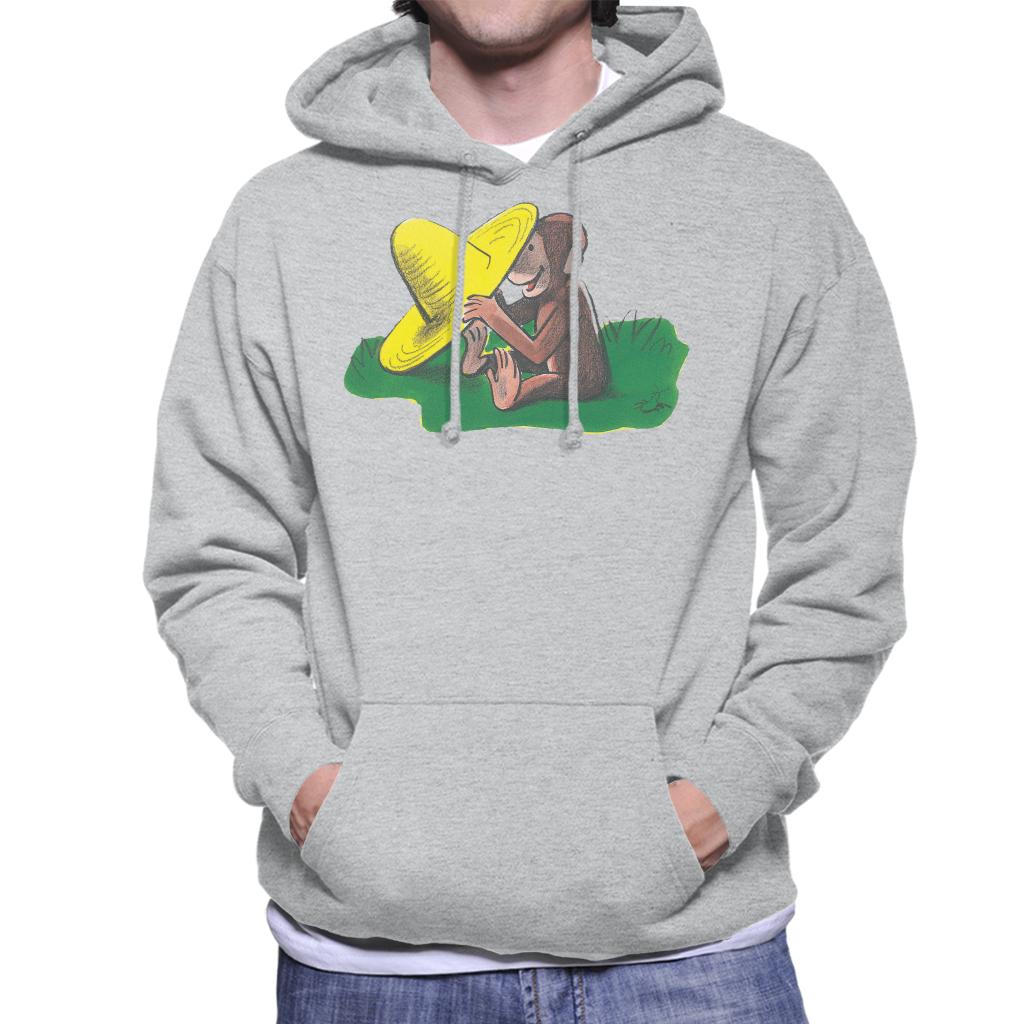 Curious George Yellow Hat Men's Hooded Sweatshirt-ALL + EVERY